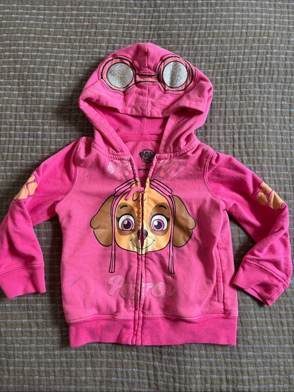 PAW Patrol Nickelodeon Skye Zip Up Hoodie Pink Toddler Girls Size 3T